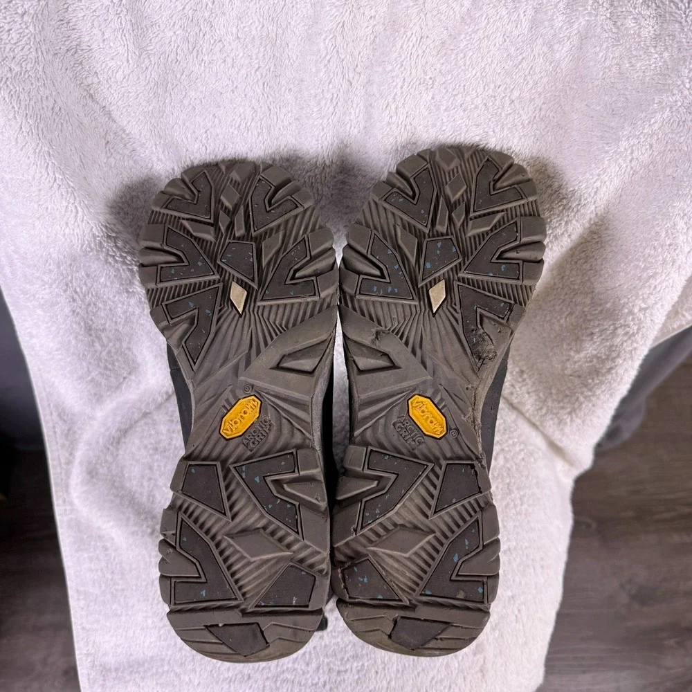 Merrell Coldpack Ice Zip Polar Boots Mens 10 Black Waterproof Arctic Grip J92025